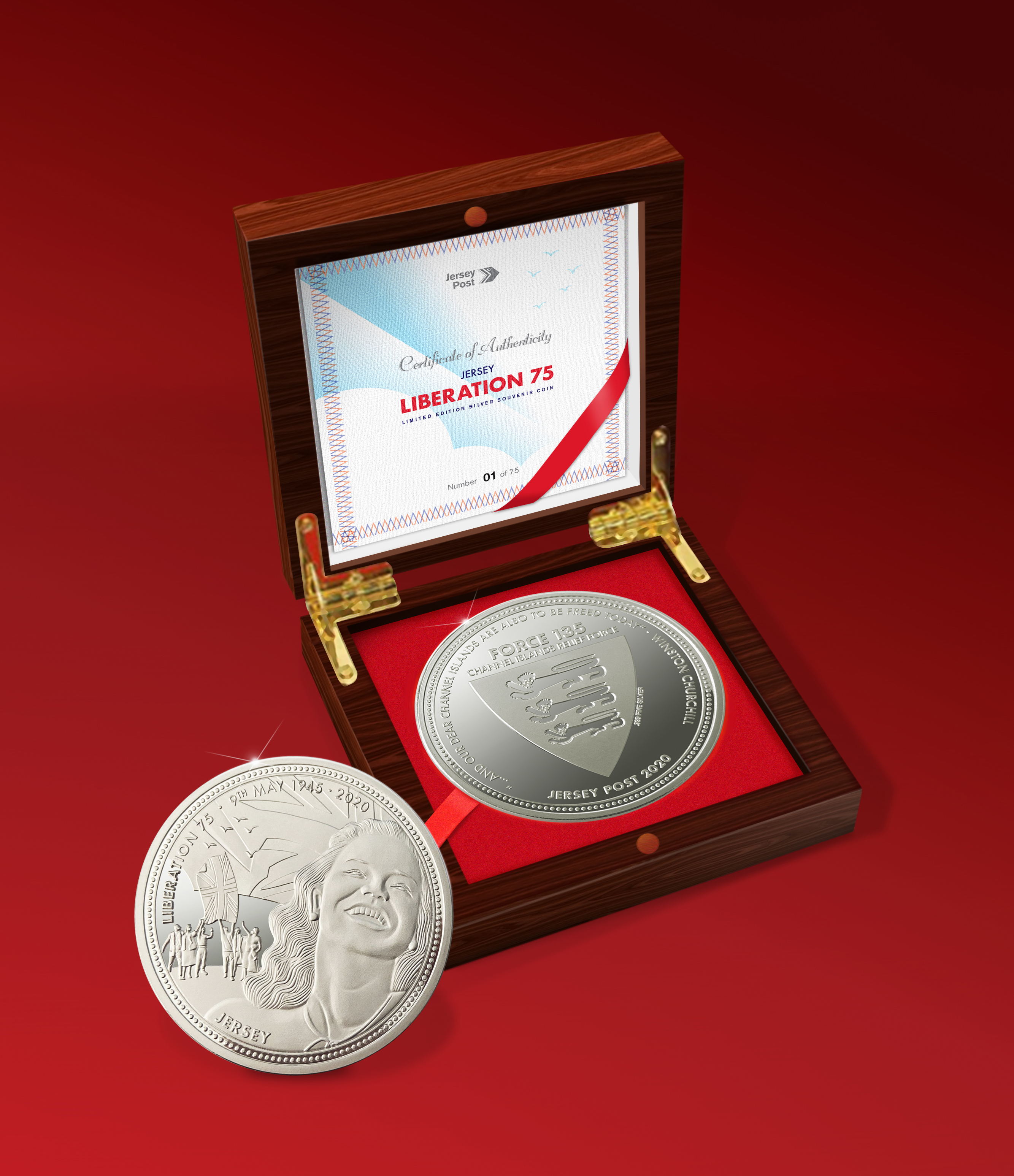 Liberation 75 to be commemorated with Jersey stamps and souvenir coin Jersey Post